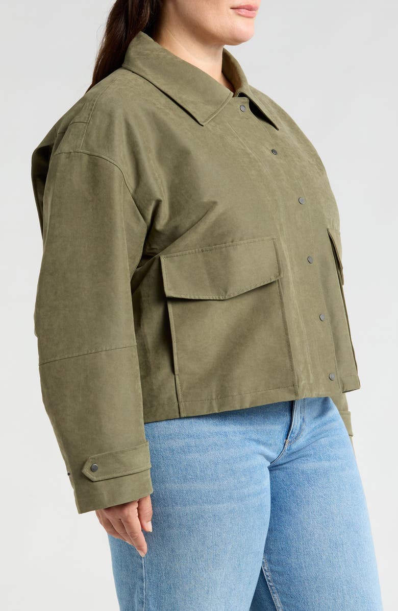 Treasure & Bond Crop Cotton Blend Field Jacket, Alternate, color,