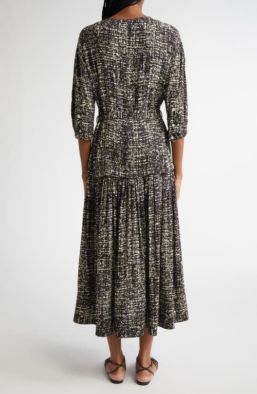 PROENZA SCHOULER PROENZA SCHOULER HARLOW PRINT BELTED DRESS