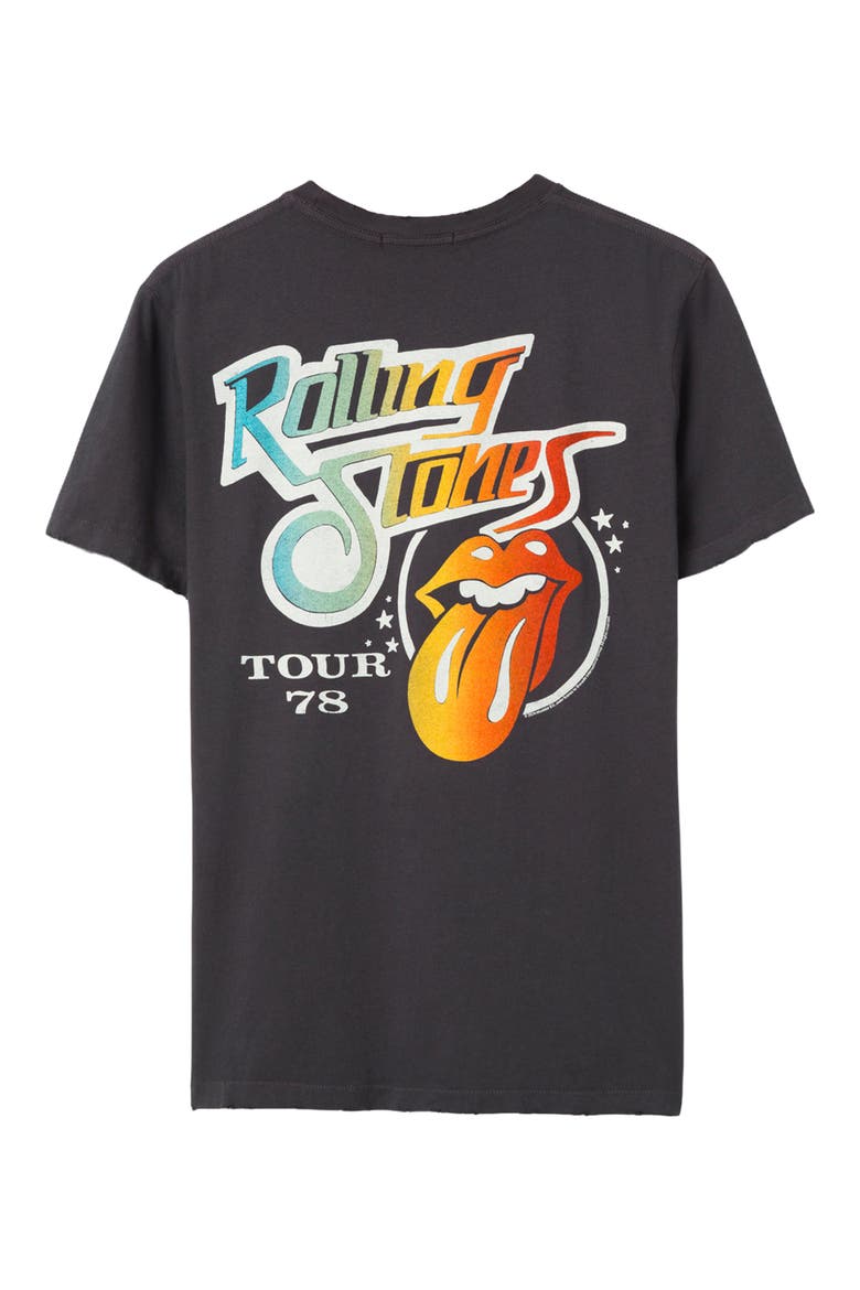 Rolling Stones Tour '78 Graphic T-Shirt, Alternate, color, VINTAGE BLACK