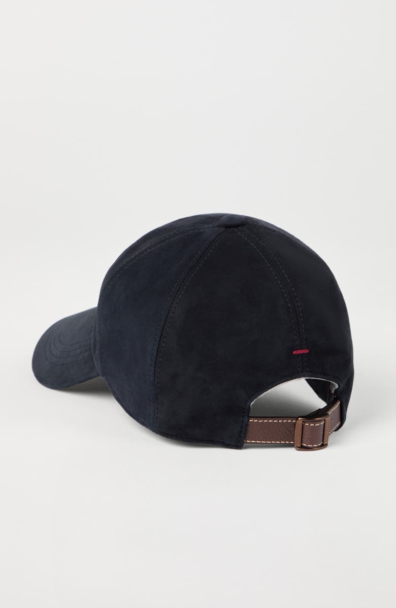Brunello Cucinelli Baseball cap with embroidery, Alternate, color, Navy Blue