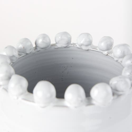Mercana Basin Glazeddecorative Object In White