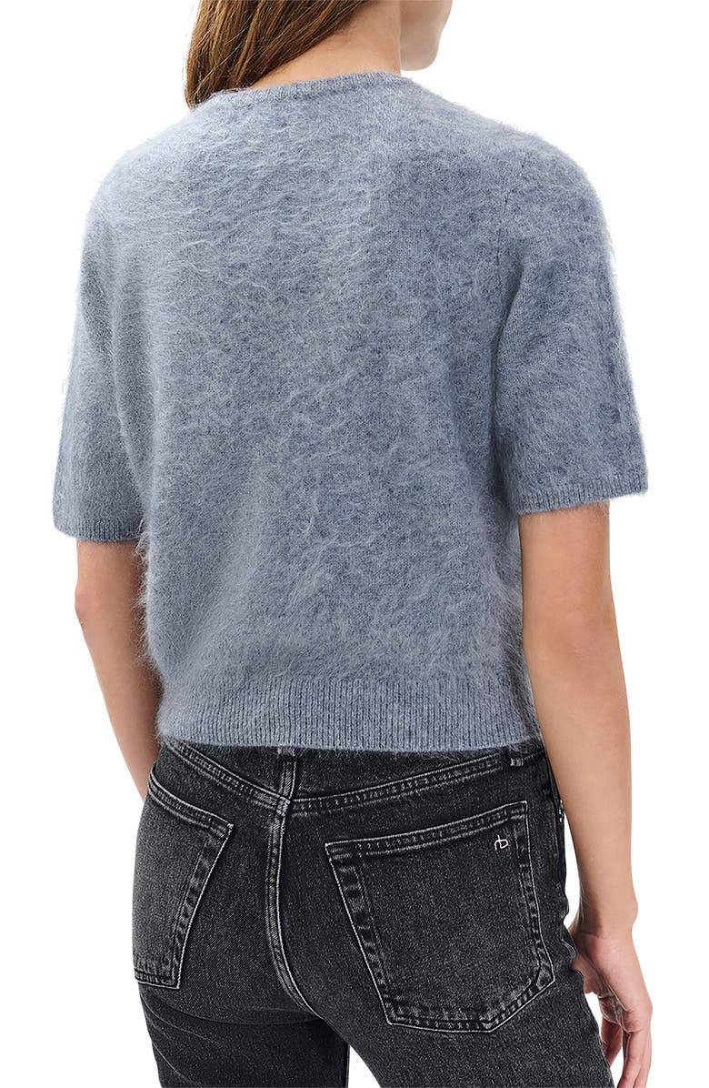 rag & bone Jada Brushed Cashmere Sweater, Alternate, color, Heather Grey