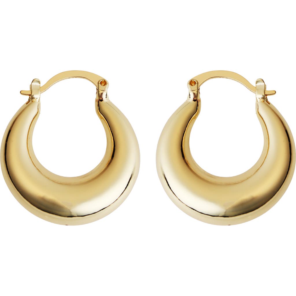 Panacea Bubble Hoop Earrings In Gold