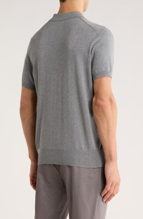 Brooks Brothers Cotton Knit Polo In Gray