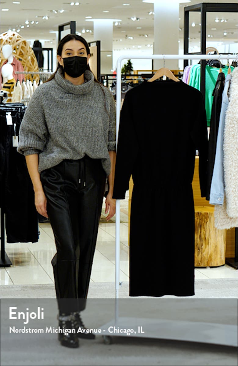 Long Sleeve Mock Neck Dress, sales video thumbnail