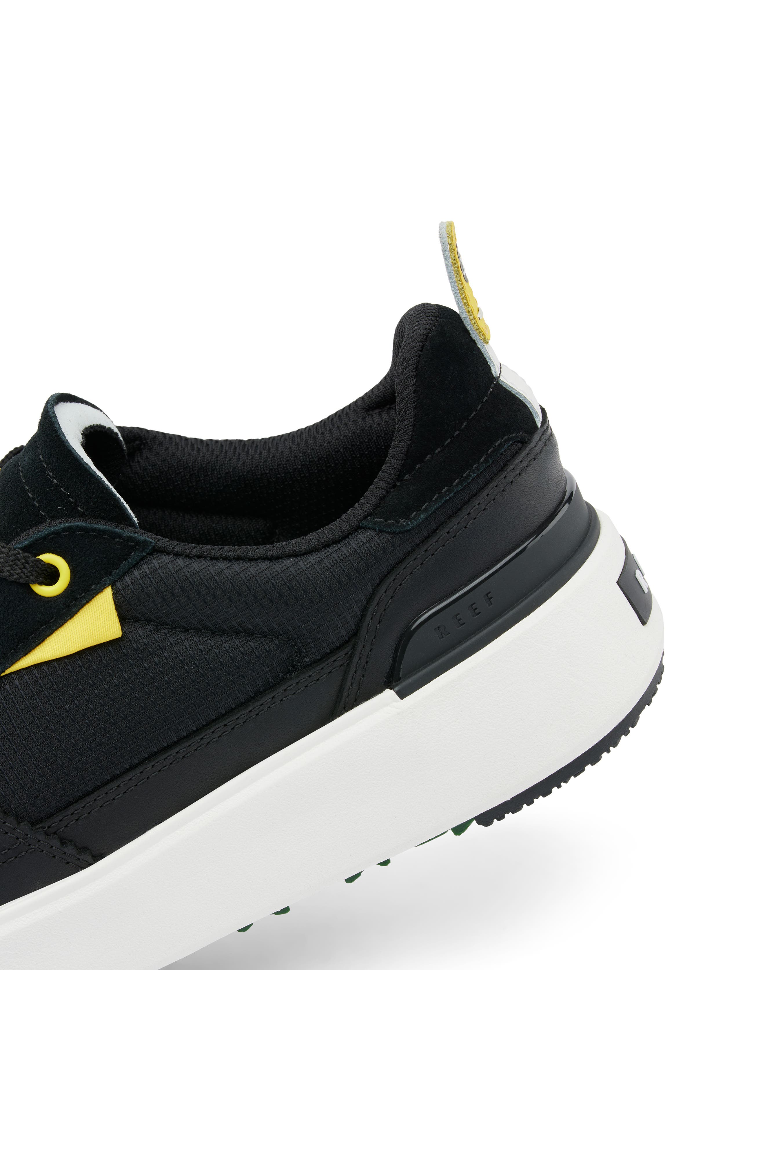Reef On Shore Pines Golf Sneaker, Alternate, color, Black/ White
