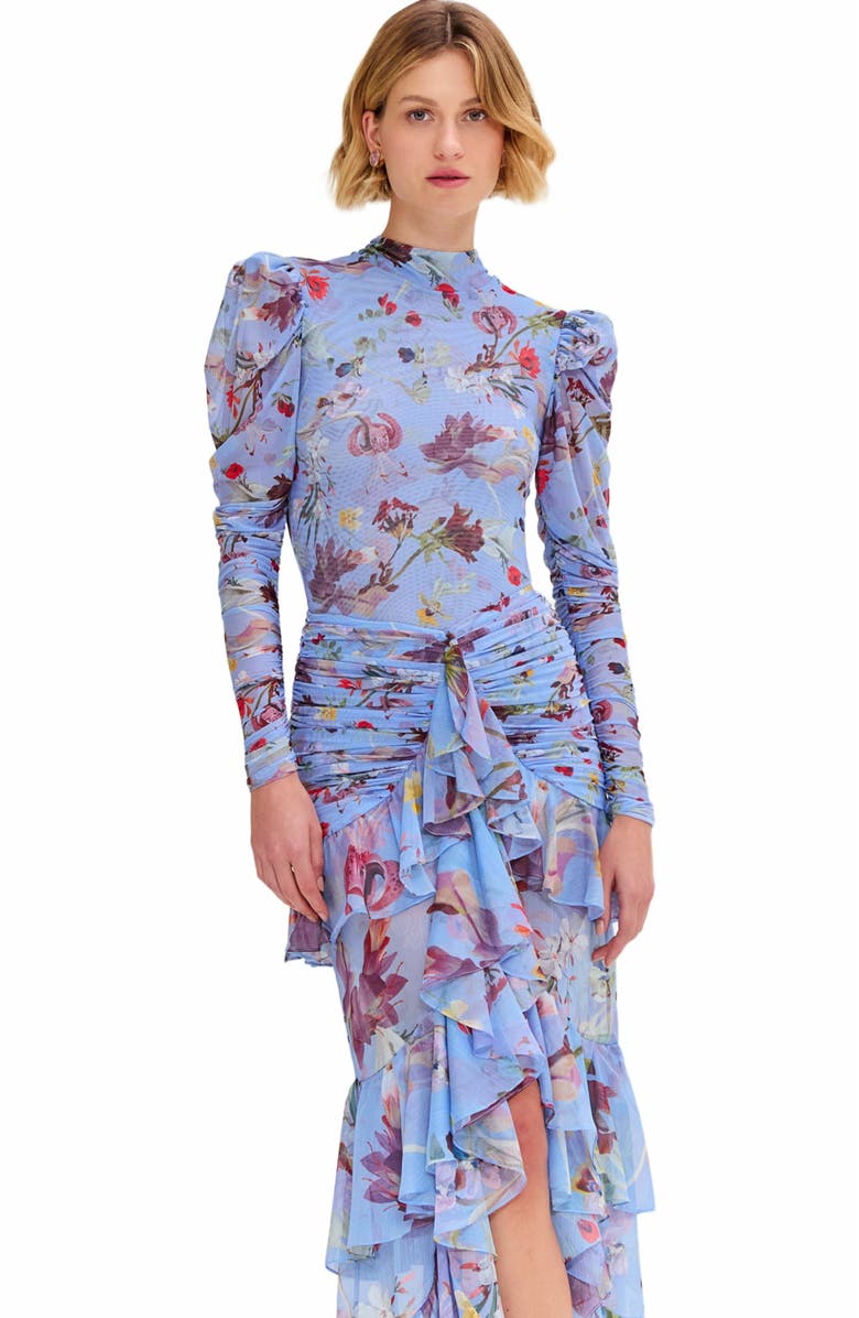 PatBO Lily Flower Bodysuit, Main, color, 