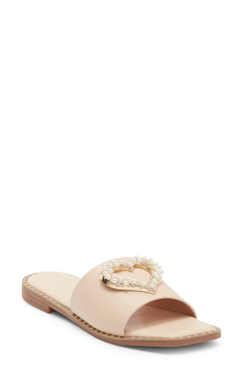 Esme Heart Slide Sandal (Women)