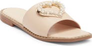 TOP MODA Esme Heart Slide Sandal