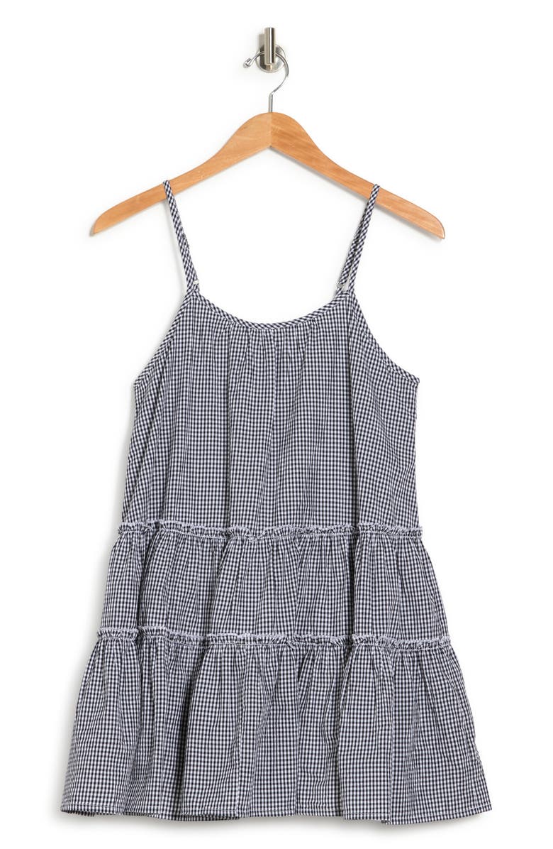 Maisie Tiered Ruffle Cotton Minidress, Alternate, color, 