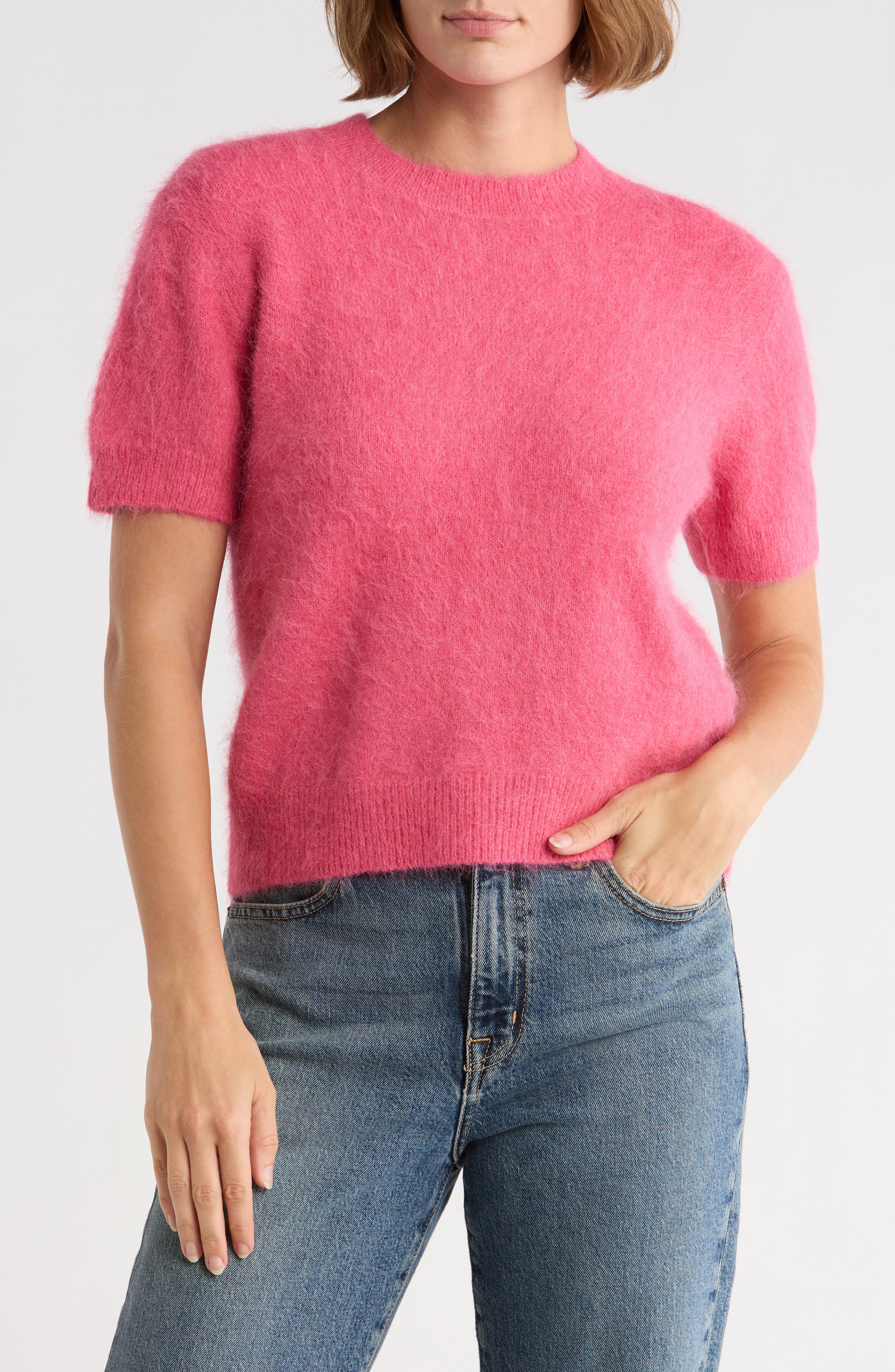 Rails Briar Short Sleeve Alpaca Blend Sweater