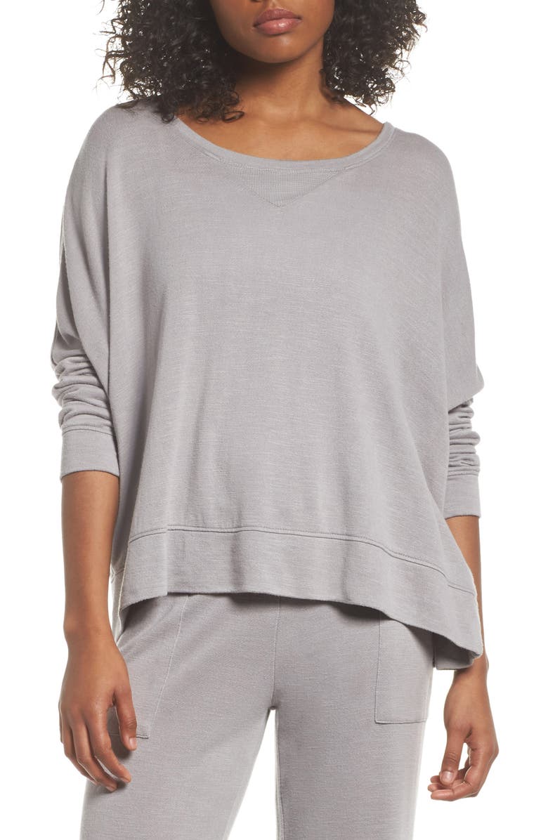 Honeydew Intimates French Terry Sweatshirt, Main, color, 