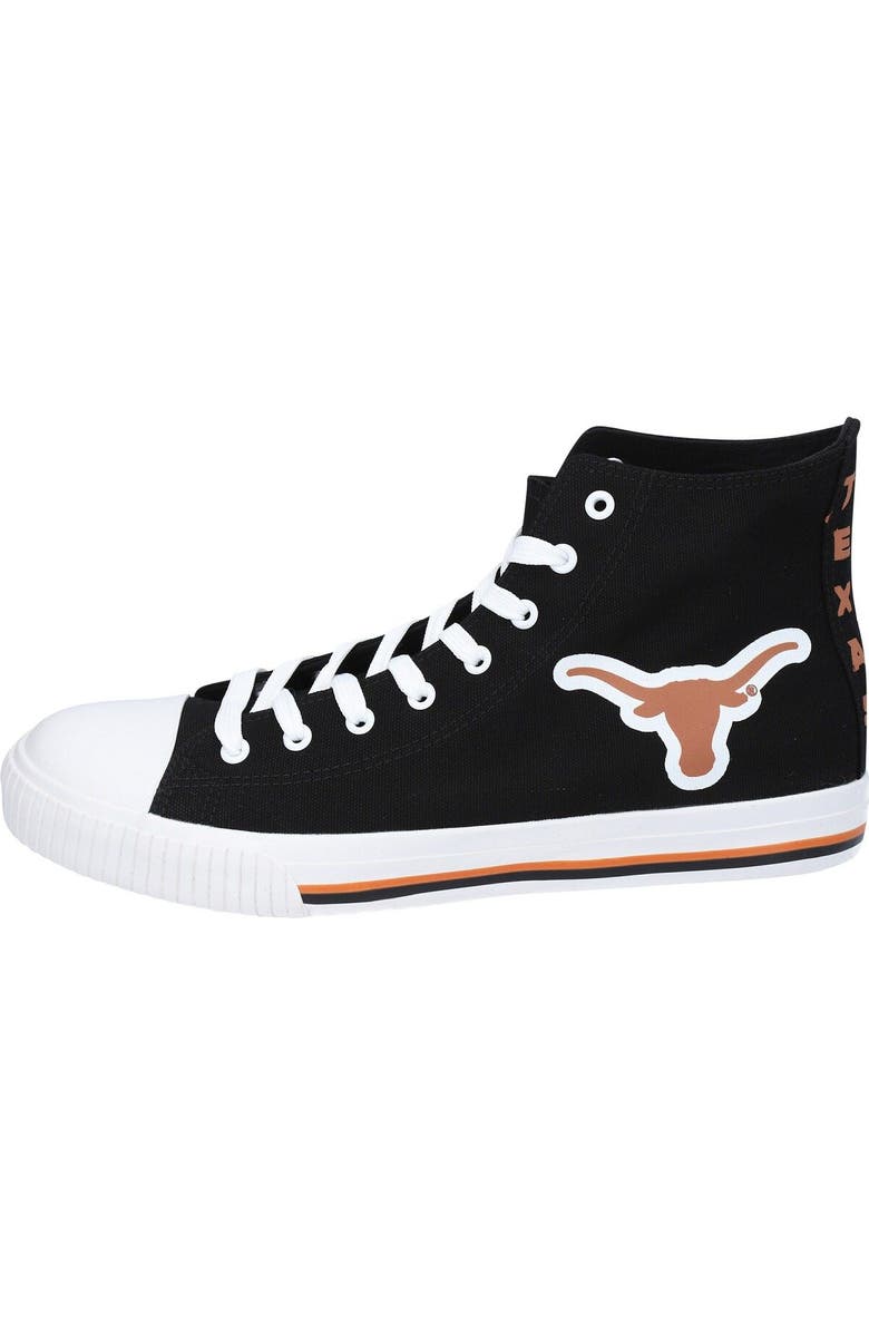 FOCO Men's FOCO Texas Longhorns Big Logo High Top Canvas Shoes, Alternate, color,