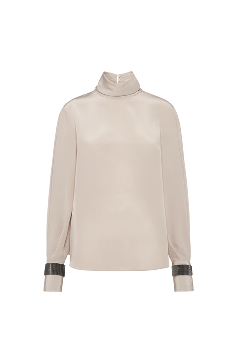 Crêpe de chine T-shirt