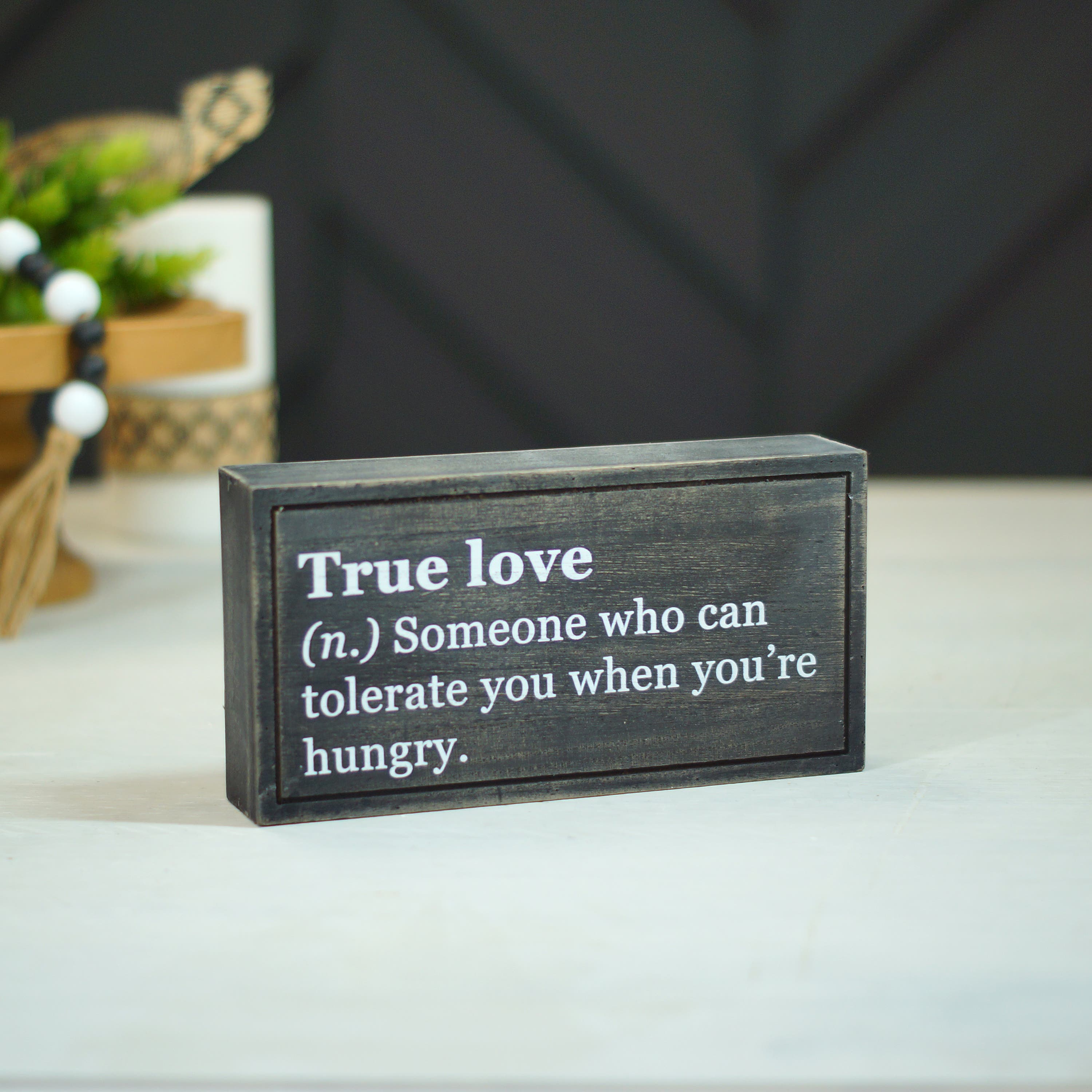 VIP Home and Garden Funny True Love Tabletop Sign | Nordstrom