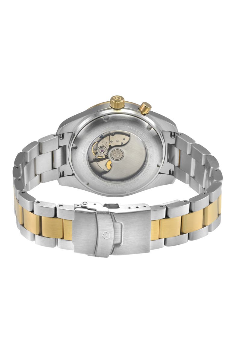 Haurex Bracelet Watch, Alternate, color, TWO TONE SS/IPYG