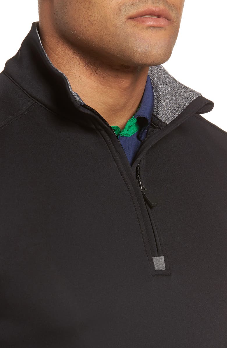 Bobby Jones Quarter Zip Slim Fit Tech Vest, Alternate, color, 