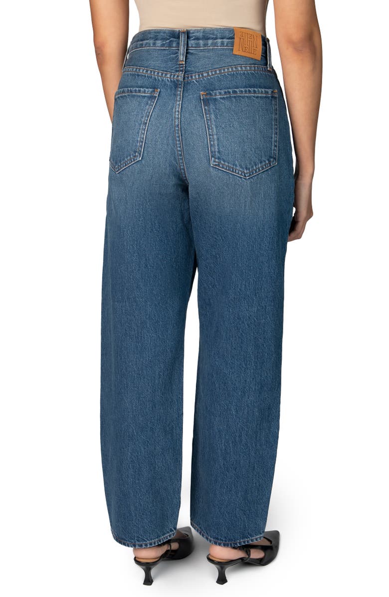 Nelle Atelier The Claire Petite Boyfriend Jean, Alternate, color, Sapphire