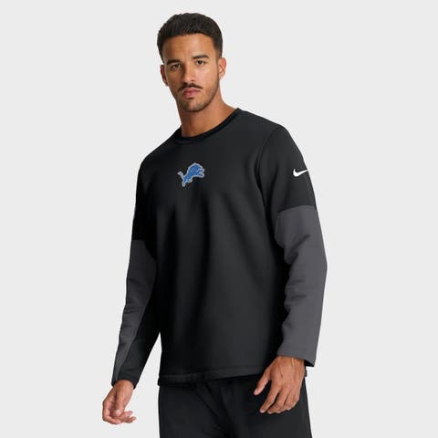 Men's Nike Black Detroit Lions Sideline Scripted to Win Performance Long Sleeve T-Shirt