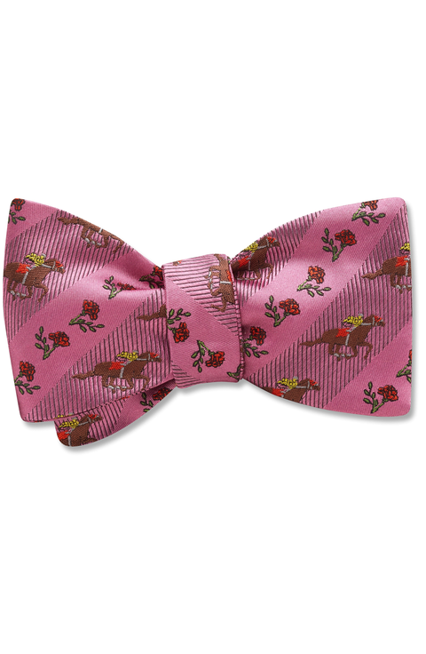 Run For The Roses Bow Tie