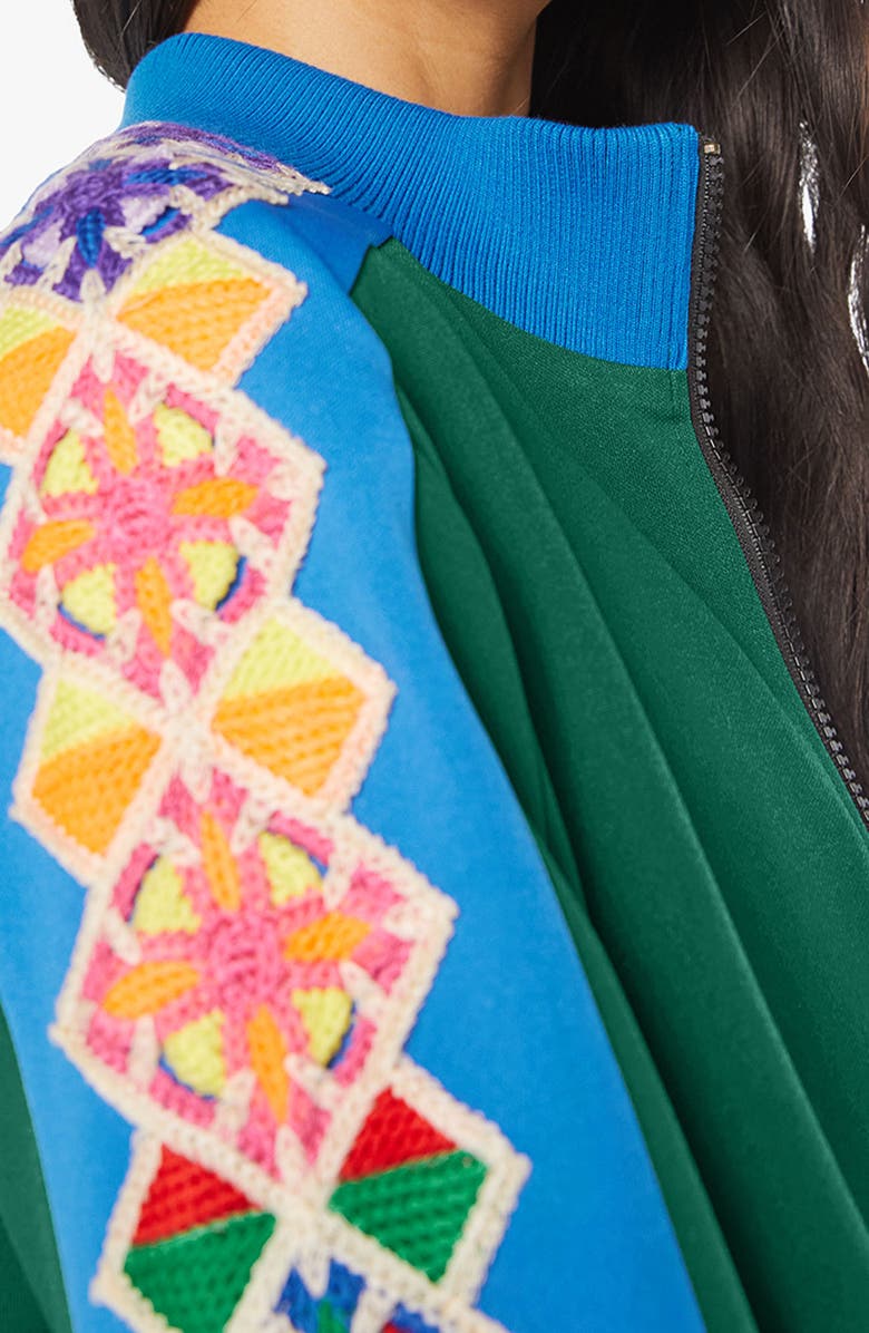 MOTHER The False Start Bomber Jacket, Alternate, color, That Tracks