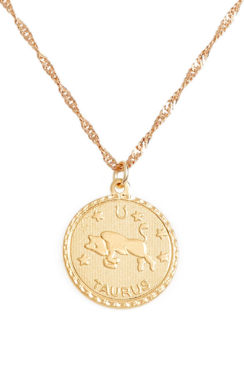 CAM Ascending Zodiac Medallion Necklace, Alternate, color,