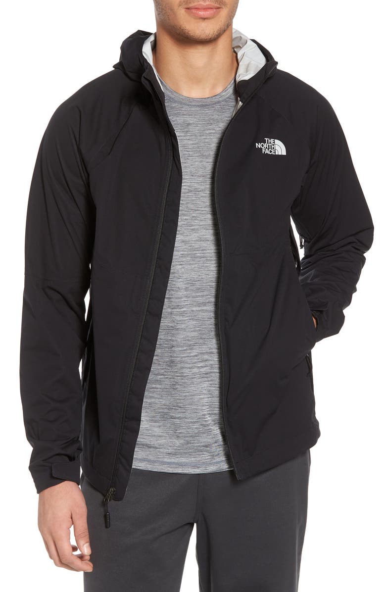 The North Face Allproof Stretch Hooded Rain Jacket, Main, color, 
