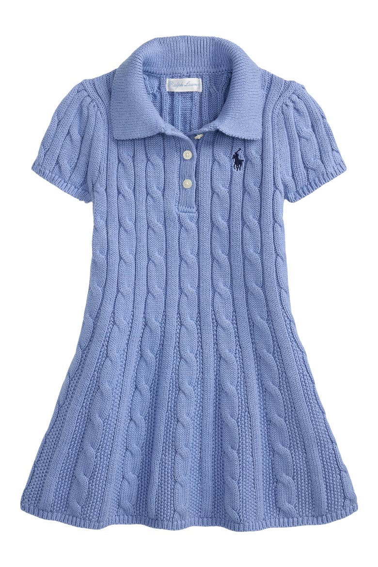 polo ralph lauren cable knit sweater dress Stitch in Blue at Nordstrom, Size 9M Going Out Dresses