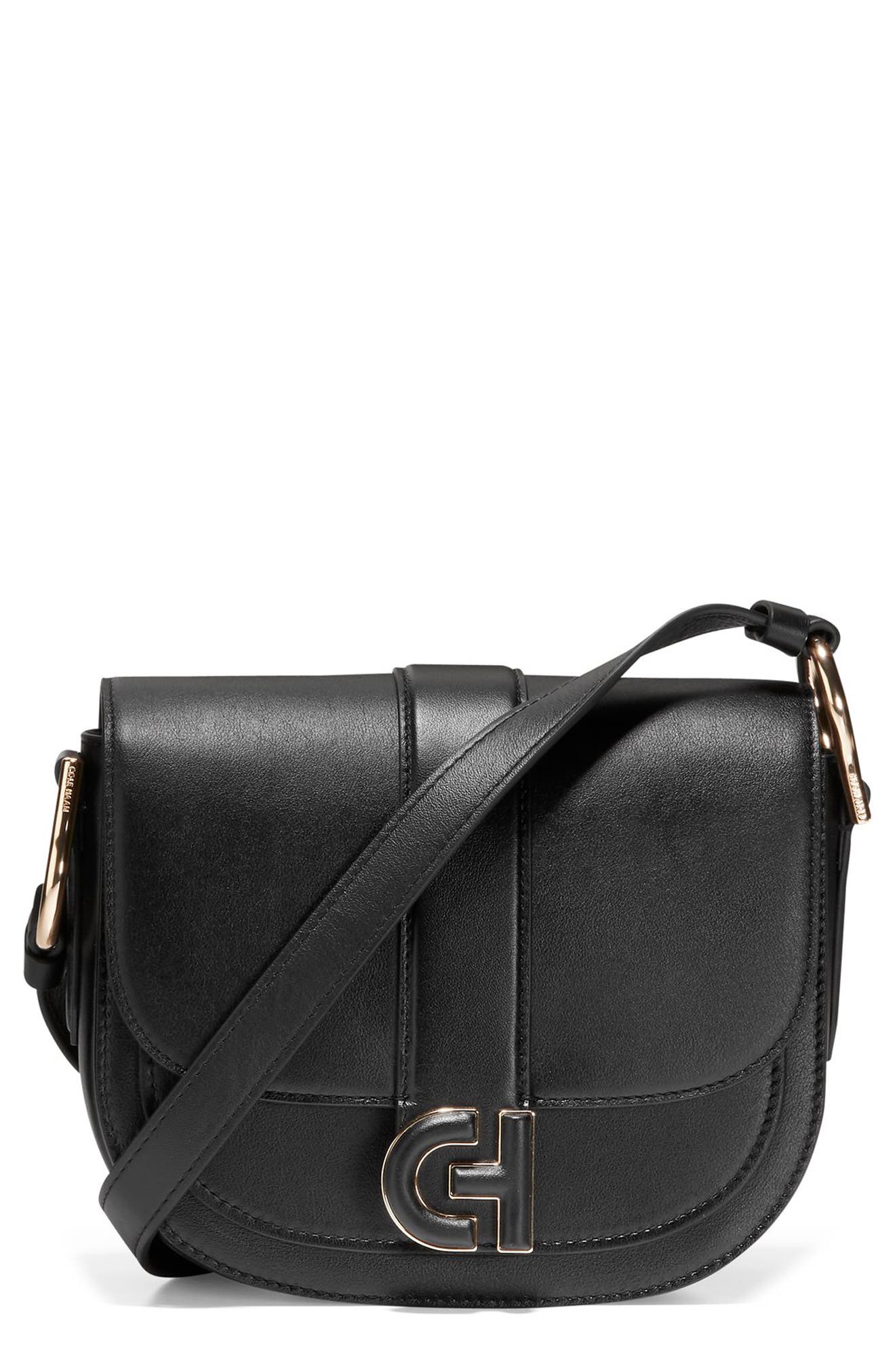 Cole Haan Mini Essential Saddle Bag, Main, color, 
