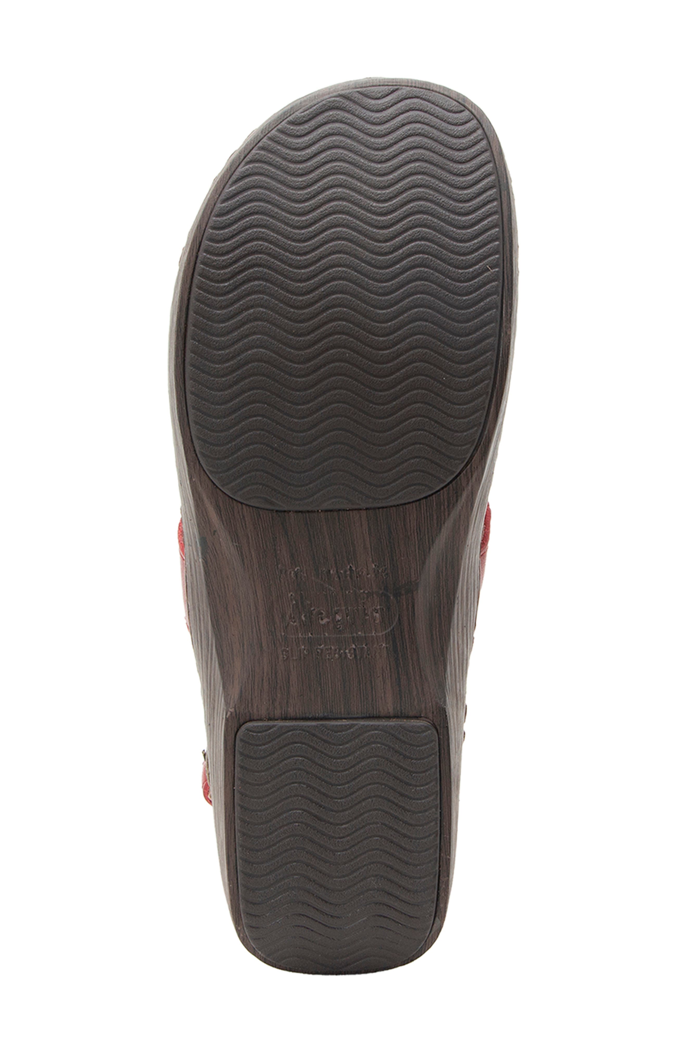 Olanna Slingback Clog, Alternate, color, 6691 CRIMSON