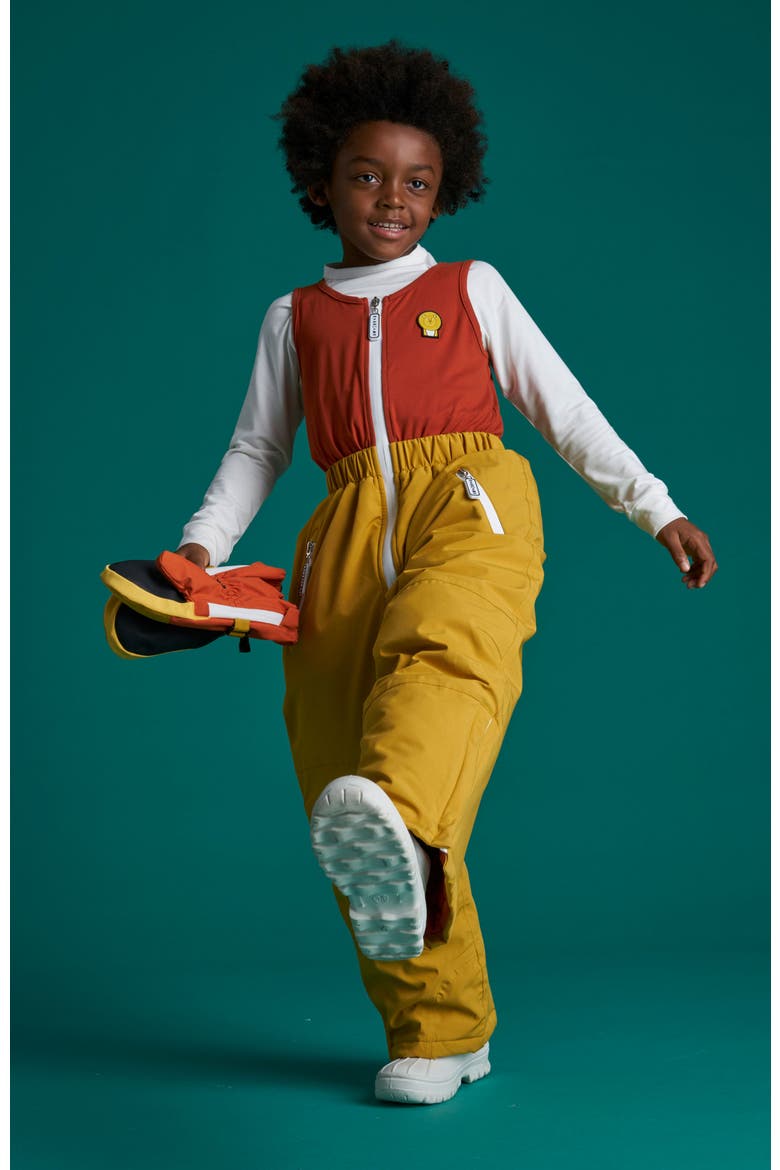 Cub the Lion Ski Pants, Alternate, color, Yellow