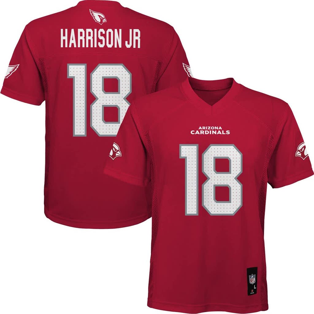 Outerstuff Kids' Youth Marvin Harrison Jr. Cardinal Arizona Cardinals Replica Player Jersey In Red
