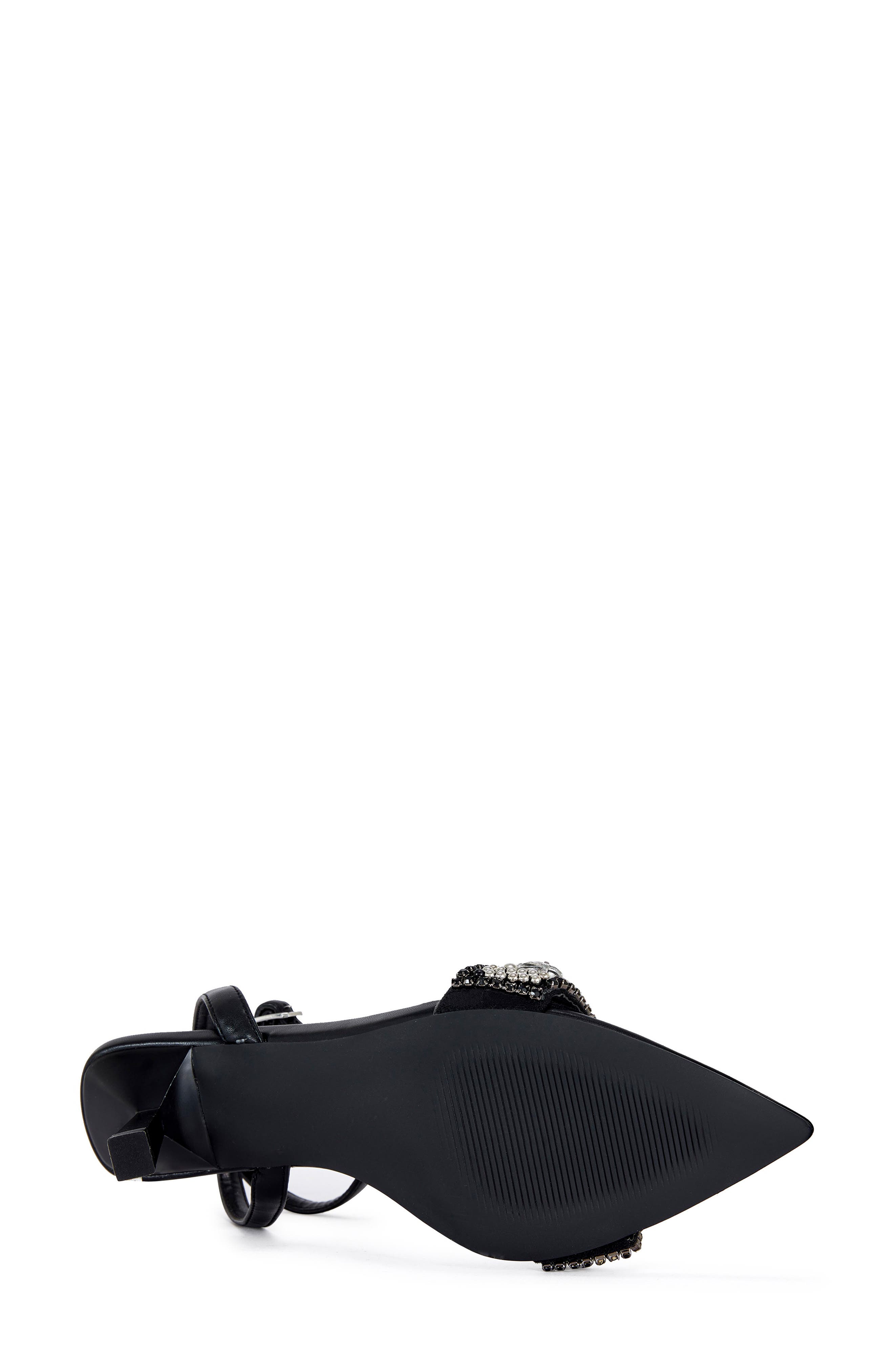 AZALEA WANG Mael Ankle Strap Sandal, Alternate, color, Black