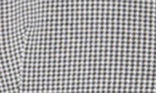 Akris Punto Microhoundstooth Longline Jacket In Black-cream