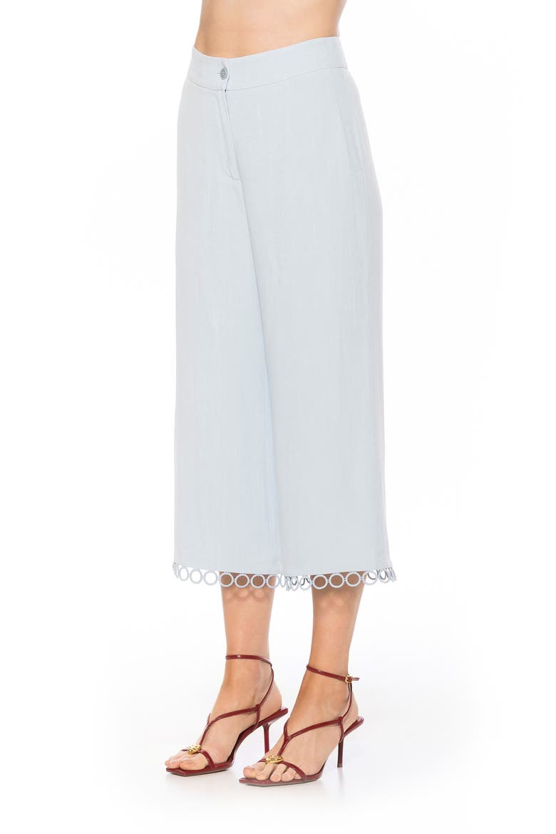 Lucy Wide Leg Ankle Crop Pants, Alternate, color, LIGHT BLUE