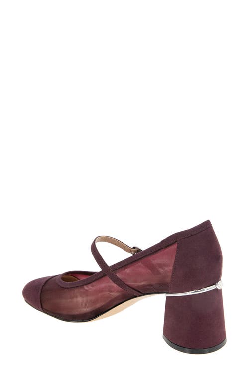 Bcbg Millie Mary Jane Pump In Burgundy