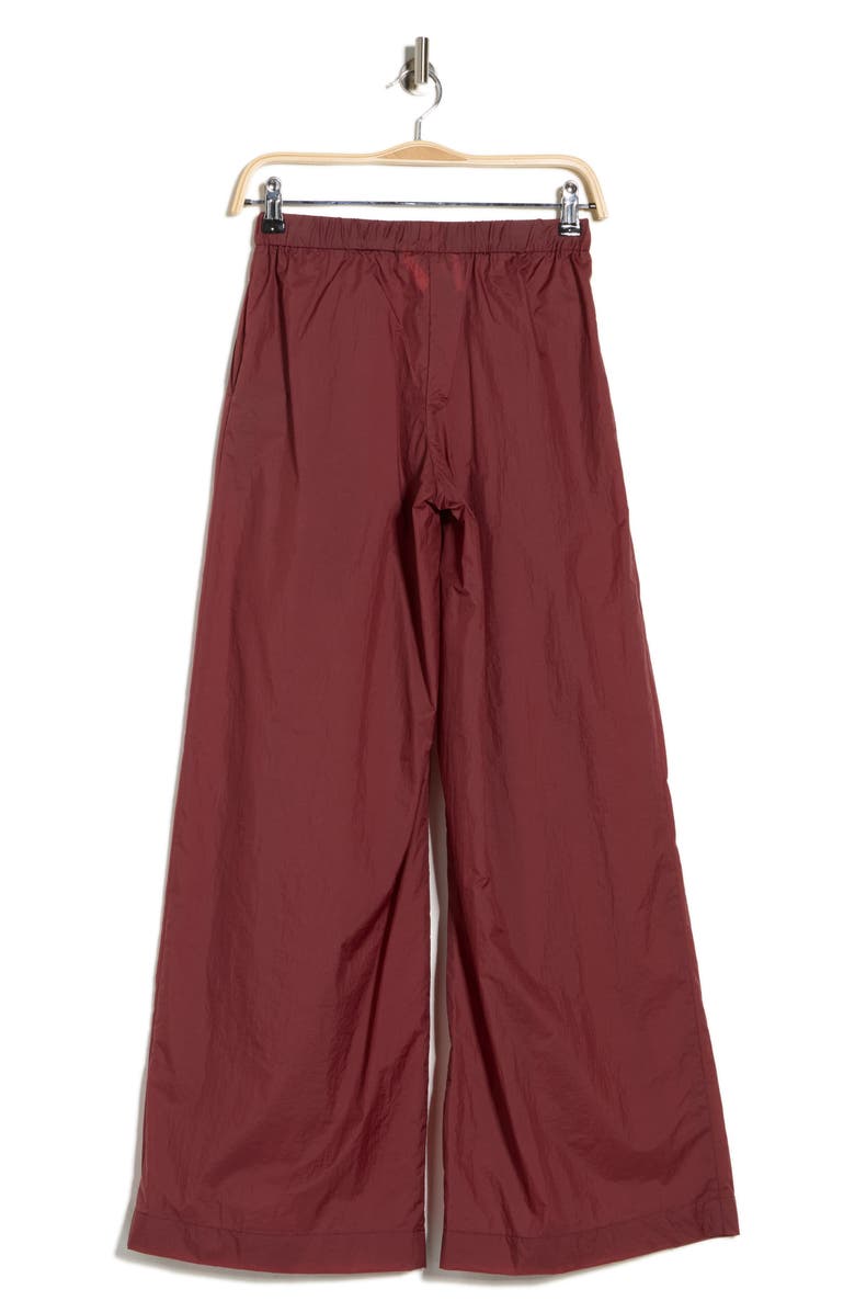 TWP Didi Pull-On Wide Leg Pants, Alternate, color, Burgundy