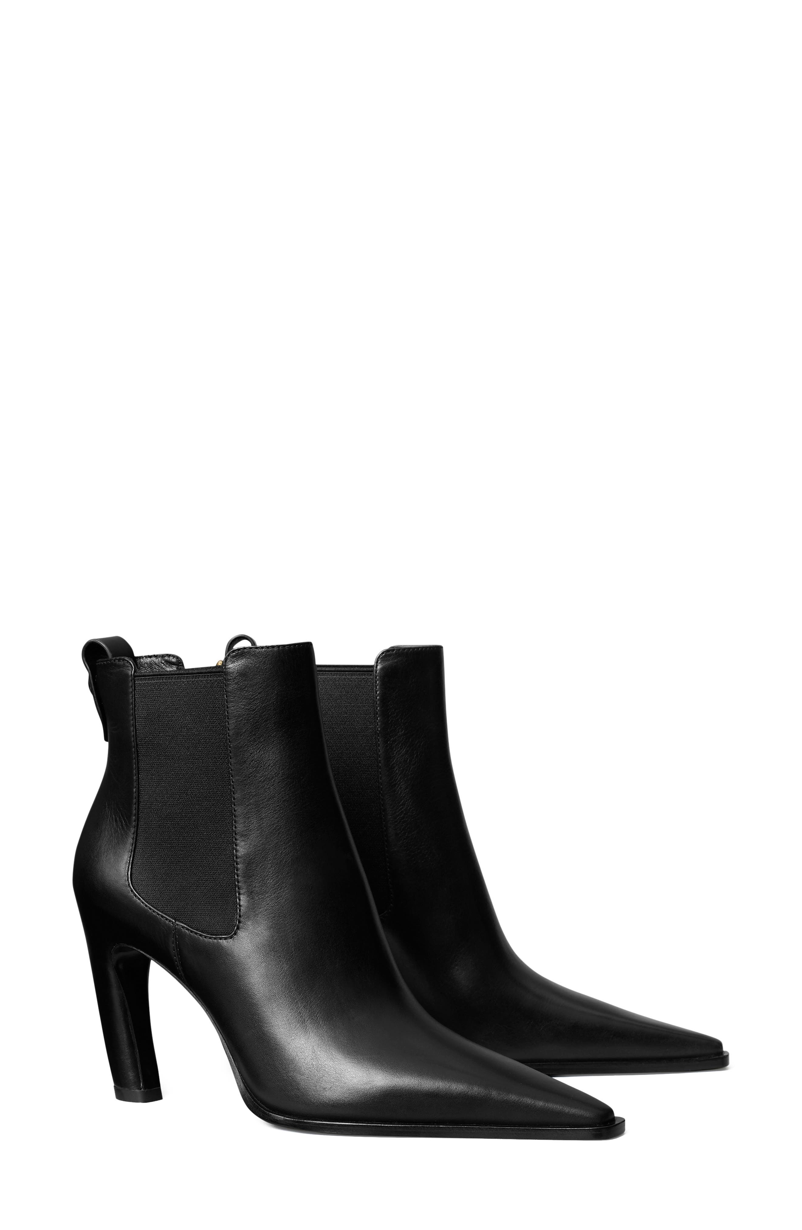 Romy Chelsea Leather Boot, Main, color, PERFECT BLACK