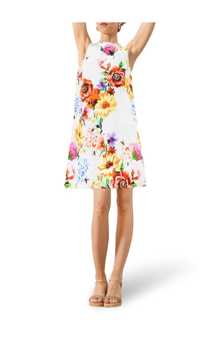 Ro&Zo Bold Floral Shift Dress, Alternate, color, Multi