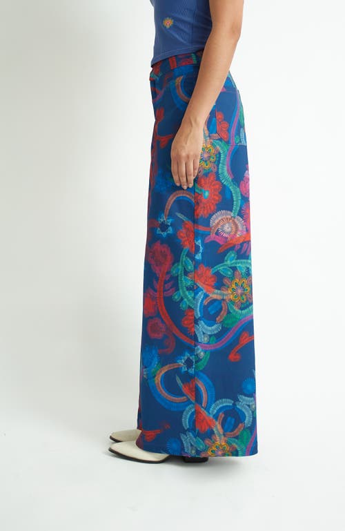 Florencia Davalos Coco Pant In Blue