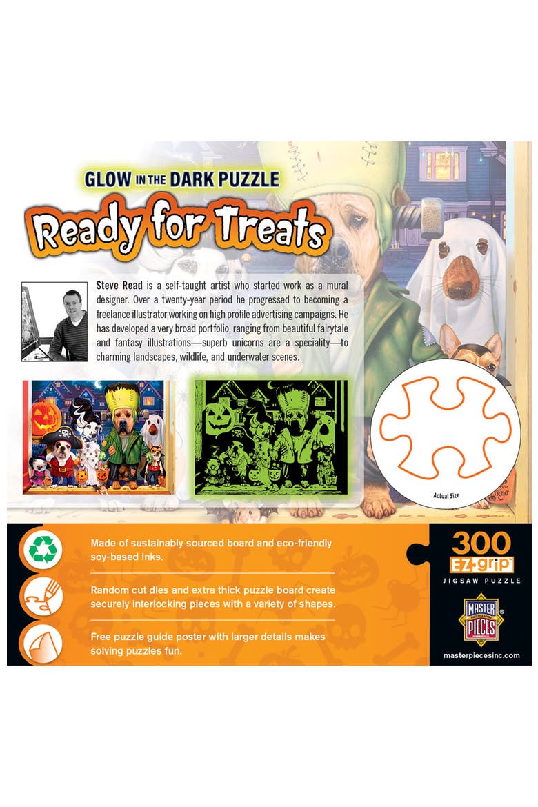 Ready for Treats 300 Piece Glow Puzzle, Alternate, color, Multicolor