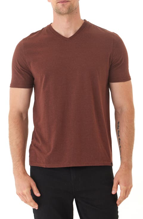 V-Neck Slub T-Shirt
