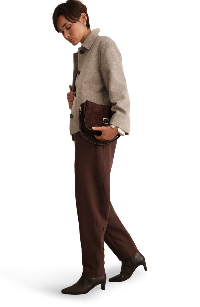 HOBBS LONDON Milly Jacket, Main, color, Stone Grey