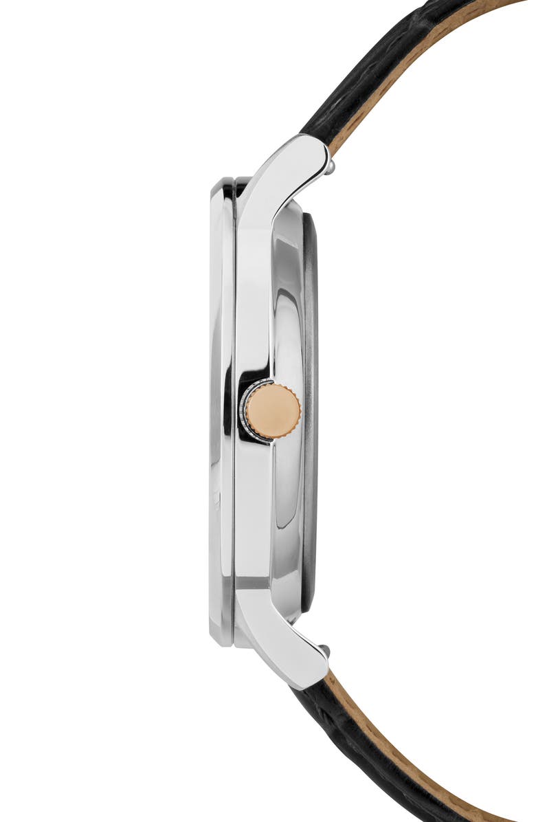 Timex<sup>®</sup> Waterbury Leather Strap Watch, 40mm, Alternate, color, 