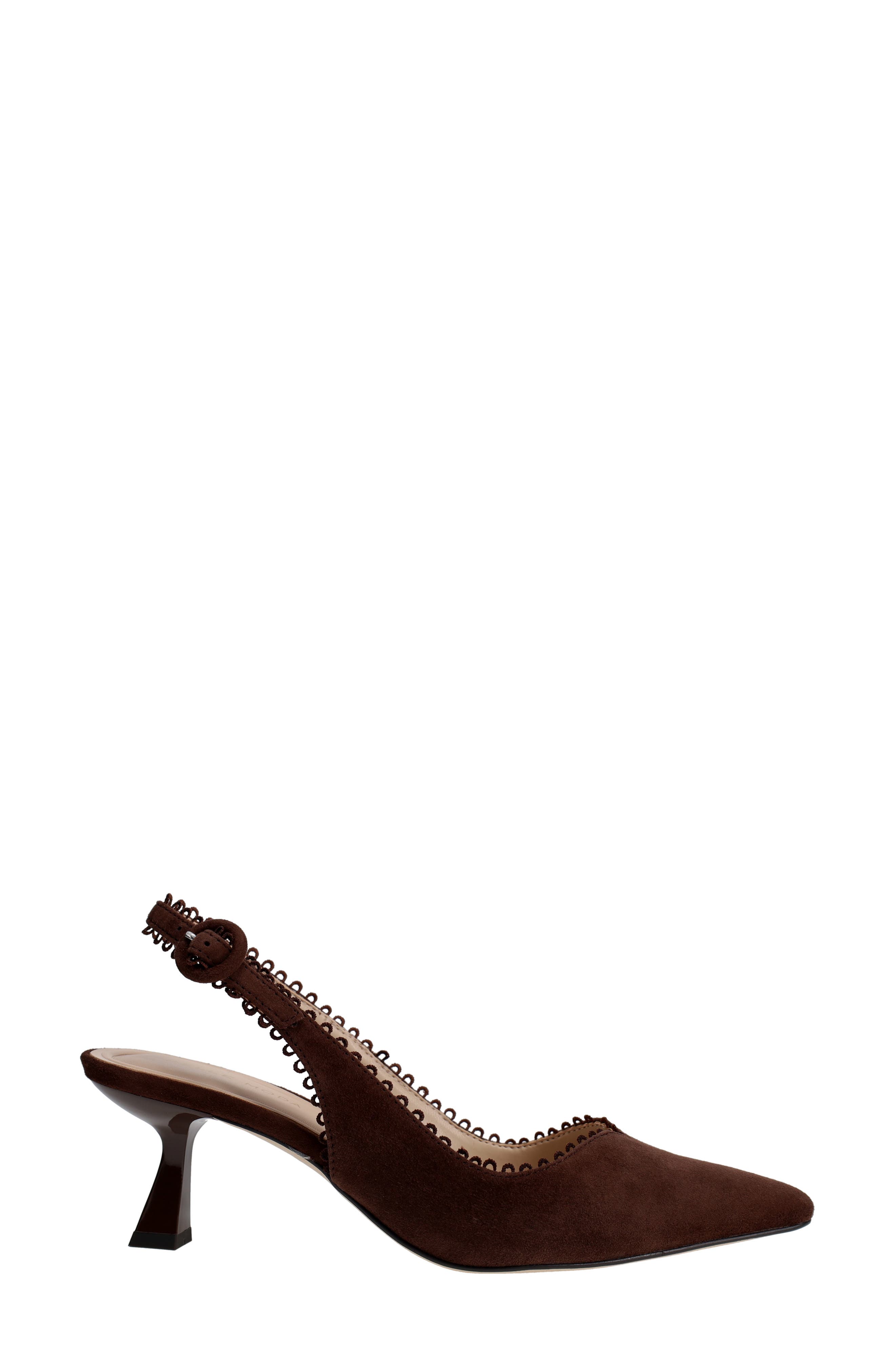 Jalene Slingback Pointed Toe Pump, Alternate, color, ESPRESSO