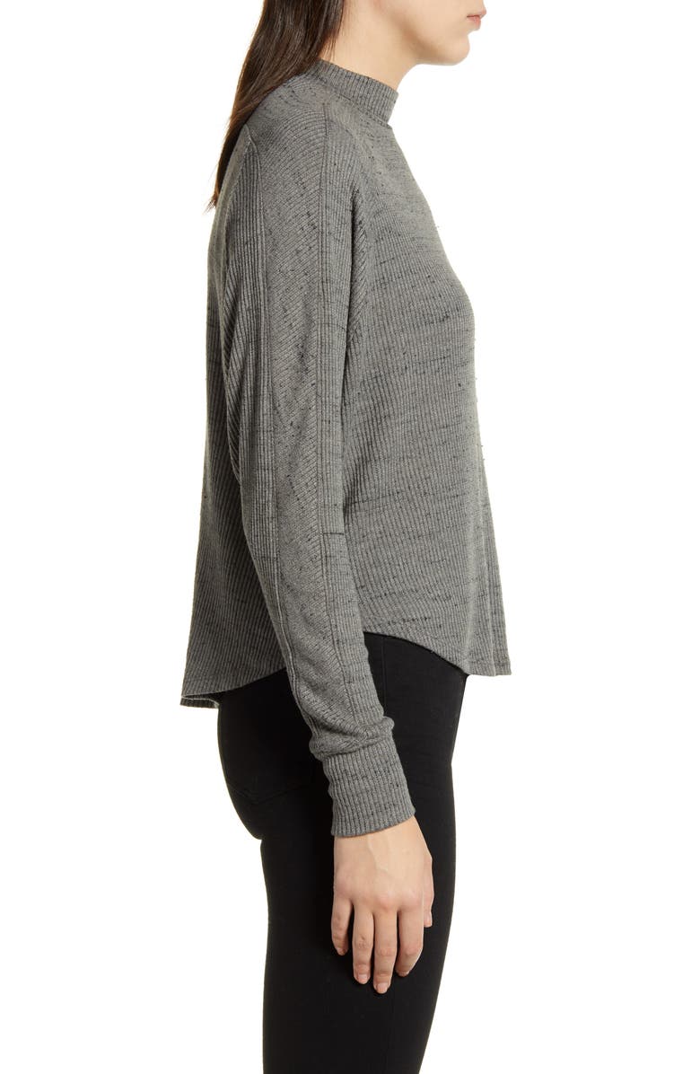 Treasure & Bond Space Dye Mock Neck Sweater, Alternate, color, 