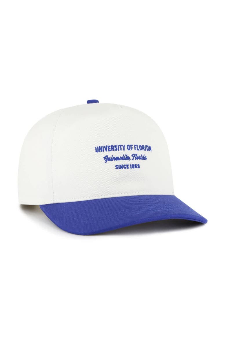 Men's '47 White Florida Gators Contemporary Basics Two-Tone Hitch Adjustable Hat, Alternate, color, White