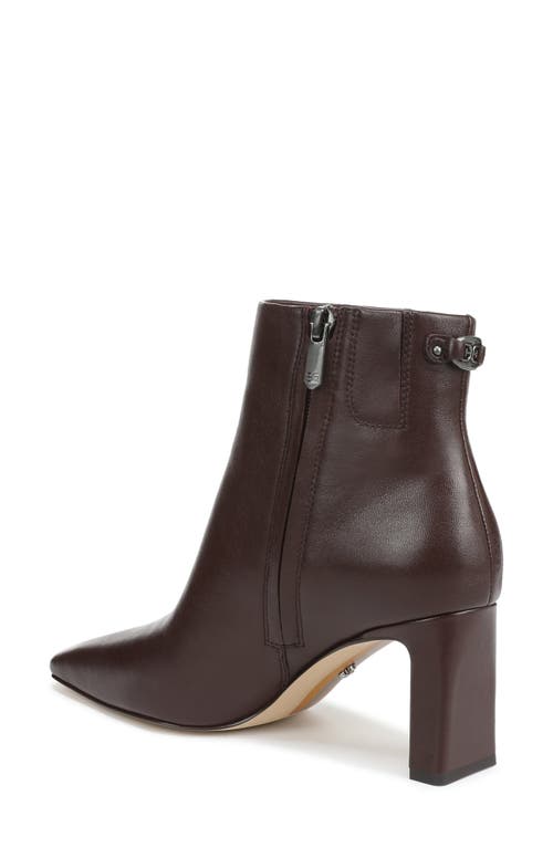 Sam Edelman Saige Ankle Bootie Spiced Pecan Leather In Brown