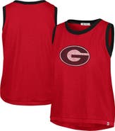 '47 Women's '47 Red Georgia Bulldogs Premier Ringer Tank Top