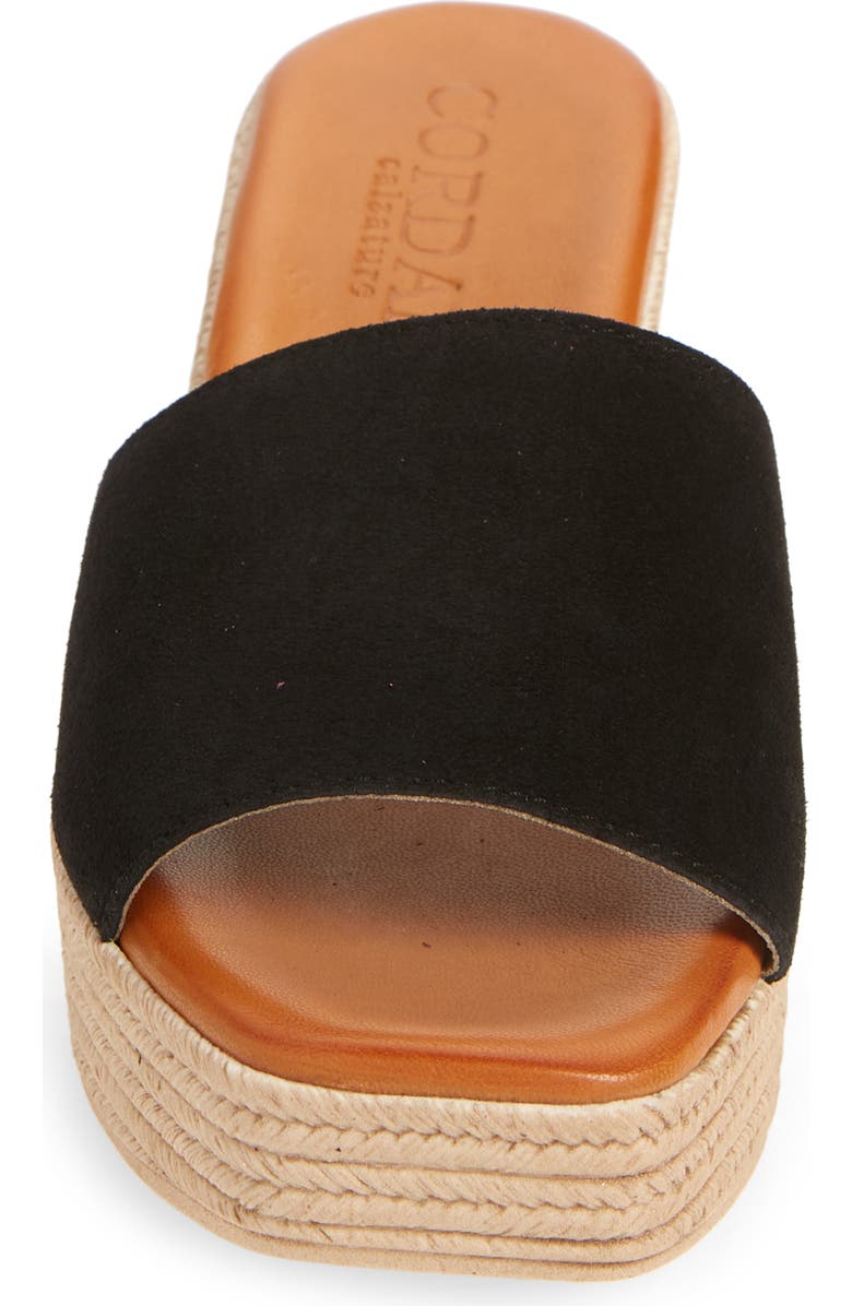Cordani Bibi Espadrille Wedge Slide Sandal, Alternate, color,